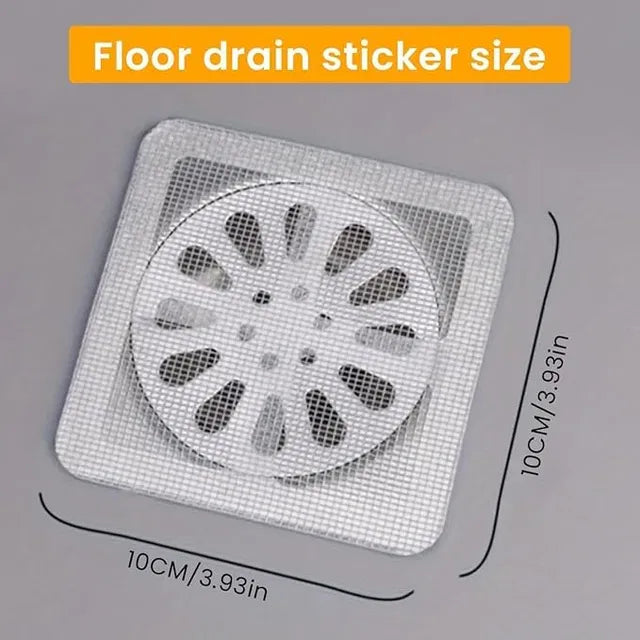 20Pack Drain Hair Catcher Waterproof Mesh for Bathroom