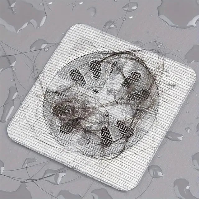 20Pack Drain Hair Catcher Waterproof Mesh for Bathroom